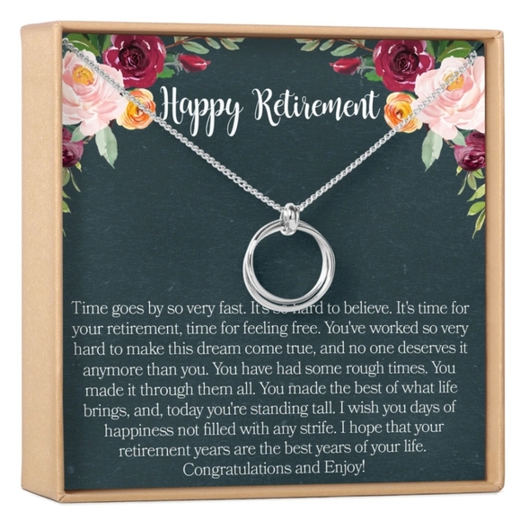 Jewelry - Beautiful Happy Retirement necklace